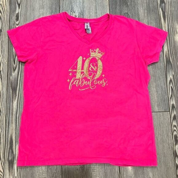 40  & Fabulous Custom Made Tee Shirt - Picture 1 of 6